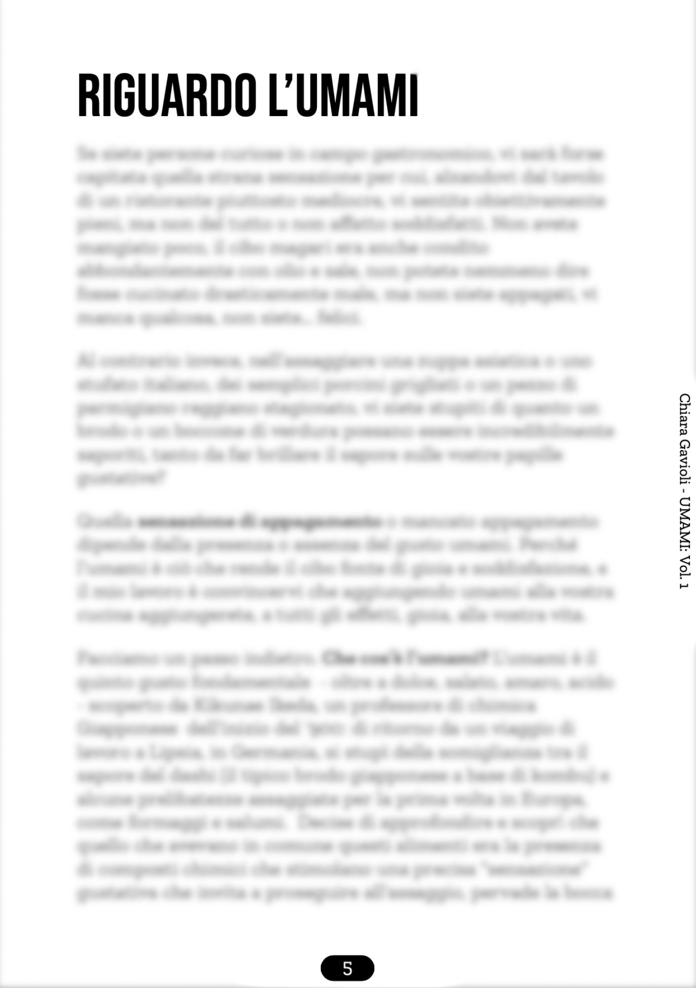 umami vol 1 esempio pagina